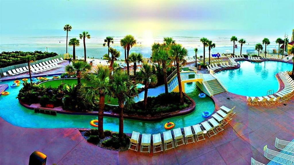 14Th Floor 2 Bedroom Resort Condo Direct Oceanfront Wyndham Ocean Walk Resort Daytona Beach 1401 المظهر الخارجي الصورة